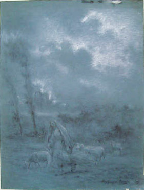 Une bergère par Georges Paul François Laurent Laugée