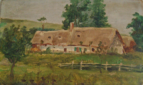 Une ferme normande  par Georges Paul François Laurent Laugée
